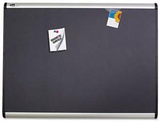 Quartet MB544A Prestige Plus 48 x 36 Magnetic Fabric Bulletin Boards - Gray Surface/Silver Aluminum Frame