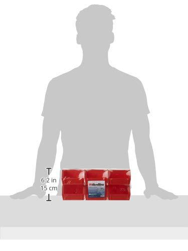 Akro-Mils Stackable Storage Bins, AkroBins 30210 Stacking Organizer, 5"x4"x3", Red, 6-Pack