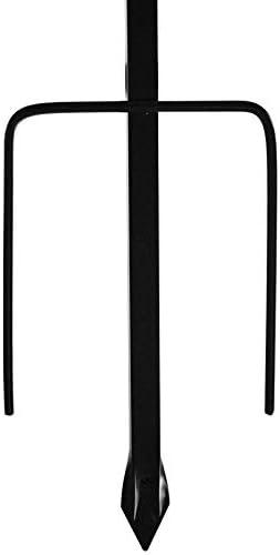 Panacea 84691 84" High Steel Black 4-Way Shepherd's Hook