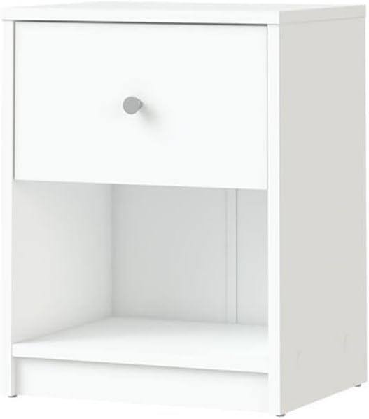 Home Square 4 Piece Bedroom Set With Dresser, Chest and 2 Nightstands in White