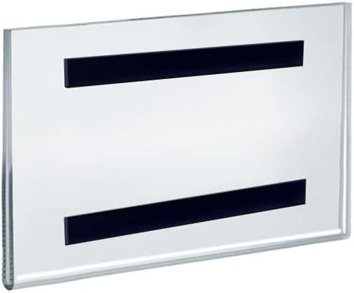 Azar Displays Clear Acrylic Magnet Back Sign Holder Frames 7" W x 5" H - Horizontal / Landscape, 10-Pack (Set of 10)
