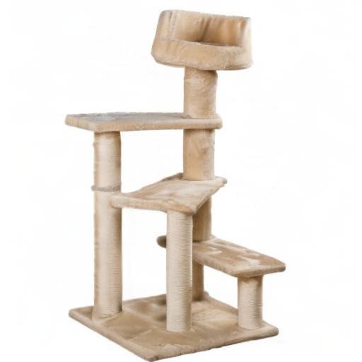 TRIXIE Tulia Senior 40.2" Cat Tower, 4-Level Cat Tree, Sisal Scratching Posts, Plush Platforms, Top Platform Bed & Reviews | Wayfair