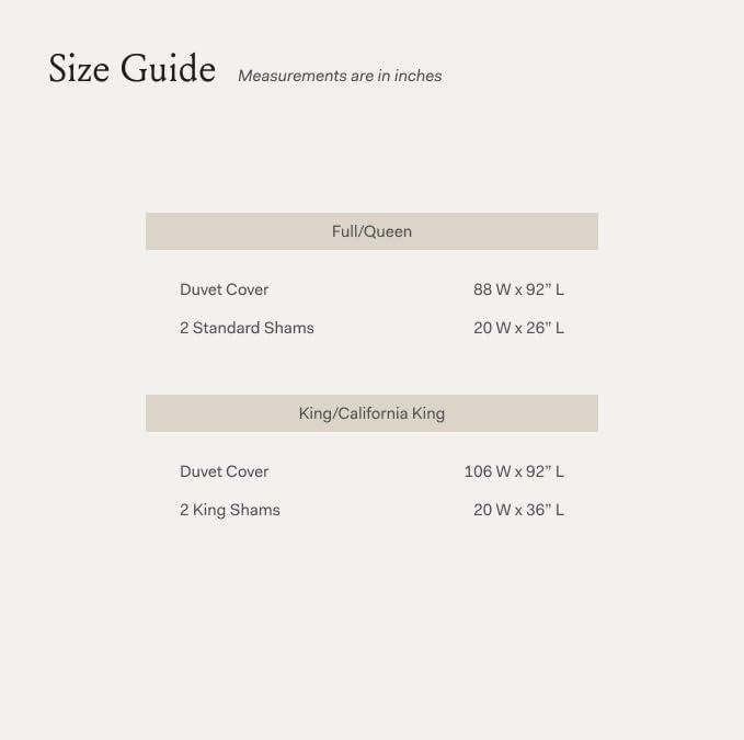 BOLL & BRANCH Signature Hemmed Duvet Set - King/Cal King, Shore - Luxury 100% Organic Cotton - 1 Duvet Cover, 2 Shams - Buttery Soft, Hidden Closures
