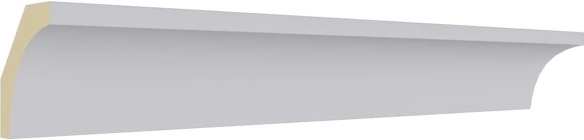Ekena Millwork 2"H x 1 7/8"P x 2 3/4"F x 94 1/2"L Reece Traditional Smooth Crown Moulding