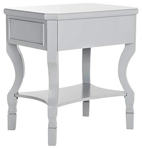 Alaia 1 Drawer Night Stand - Grey - Safavieh