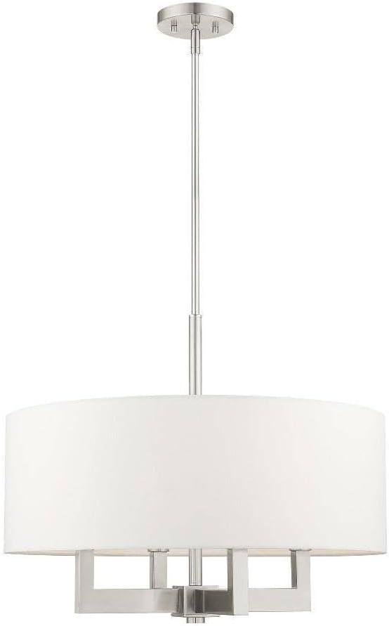 Livex Lighting Cresthaven 4 - Light Chandelier in  Brushed Nickel