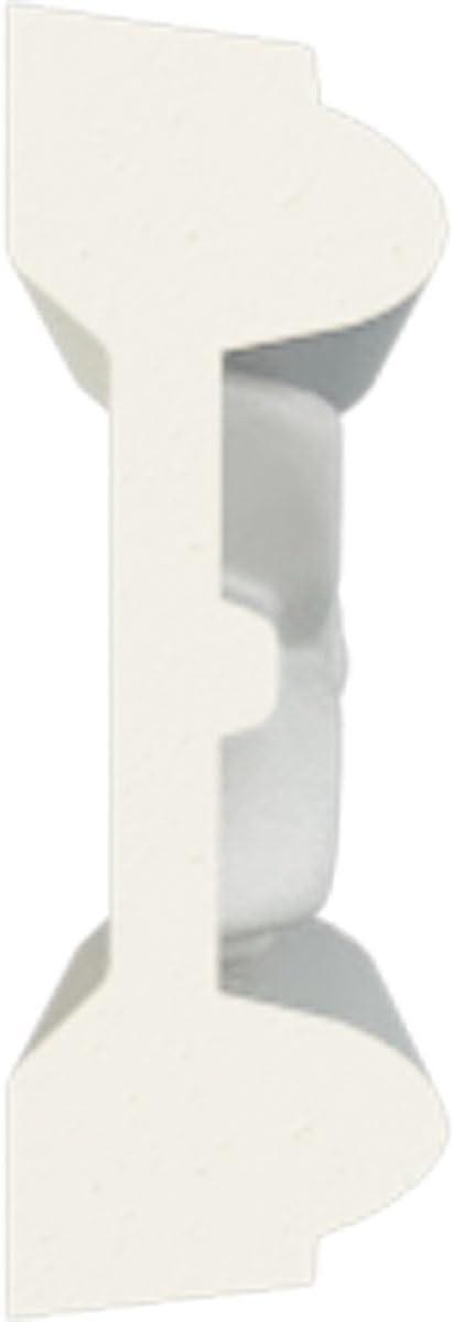 Ekena Millwork 1 7/8"H x 5/8"P x 94 1/2"L, (2 5/8" Repeat), Flower Chair Rail (Set of 8)