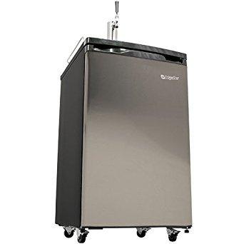 EdgeStar Stainless Steel Full Size Kegerator and Beer Cooler