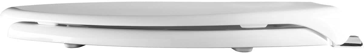 Bemis 1950SSTDG 000 Commercial Elongated Open-Front Toilet Seat with Dura Guard