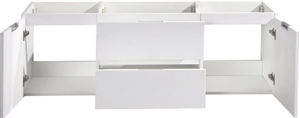 Valencia 60" Wall Mount Double Modern Bathroom Cabinet - Cabinet Only (Top and Sinks Not Included)