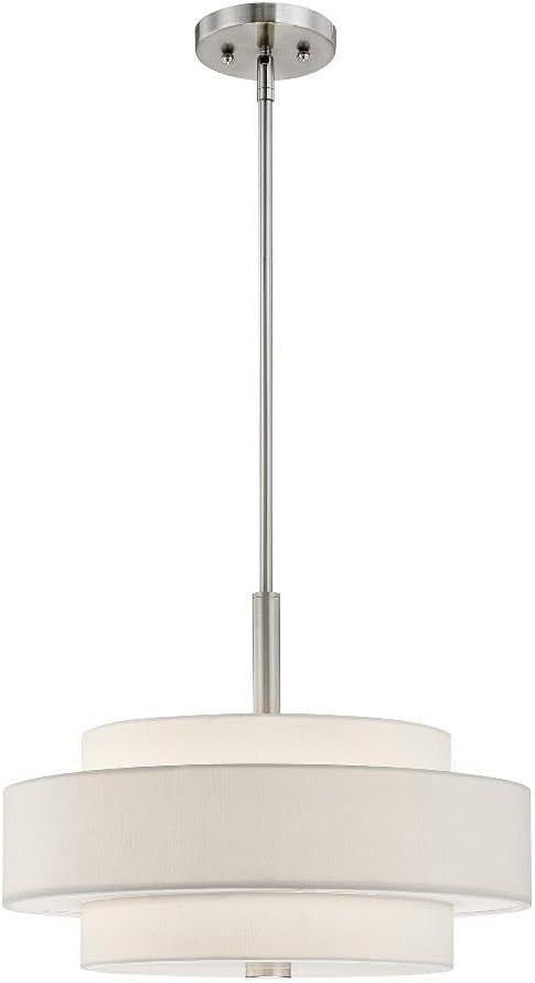 Livex Lighting Meridian 4 - Light Pendant in  Brushed Nickel
