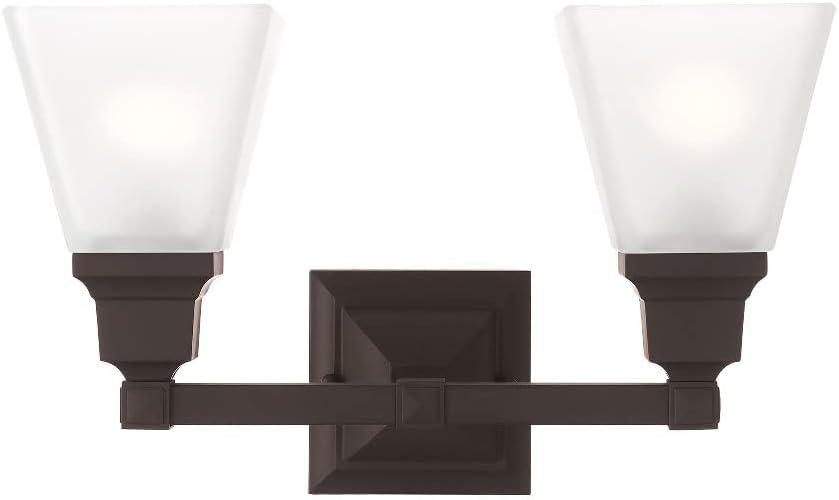 Livex Lighting Mission 2 - Light Vanity in  Polished Brass
