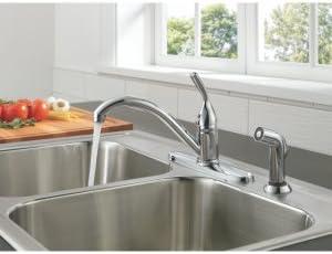 Core 100/300/400 Series Classic Single Handle Centerset Kitchen Faucet with Side Spray