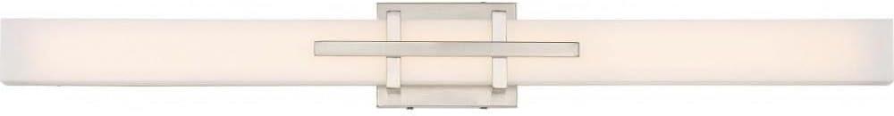 Nuvo Lighting 62/875 Grill 1 Light 4" Wide Integrated Led Bath Bar - Nickel