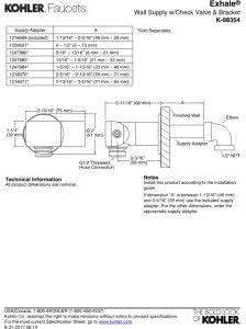 Polished Chrome Wall-Mount Handshower Bracket with Check Valve