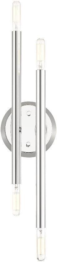 Livex Lighting Soho 4 - Light Wall Light in  Satin Brass