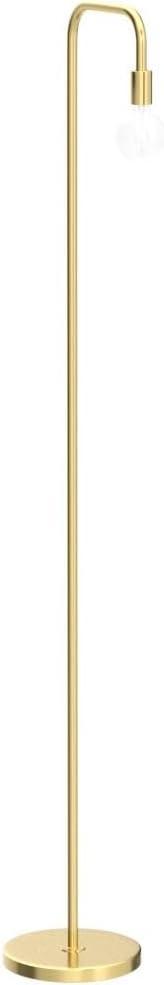 Edison Adjustable Matte Brass 70" Floor Lamp