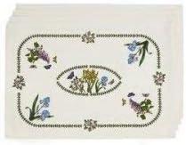 Ivory Floral Cotton Polyester 19" Placemats Set of 4