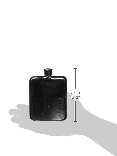 Viski Copper Flask, Stainless Steel Flask with Screw Top, Copper Plated Liquor Flask for Women and Men, 6 Ounces, Copper, Set of 1