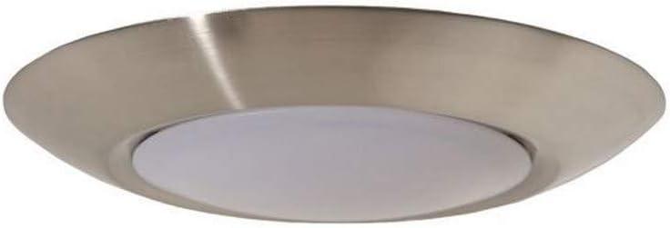 Craftmade X9006-Led Led Flushmount 6" Wide Led Flush Mount Ceiling Fixture - Nickel