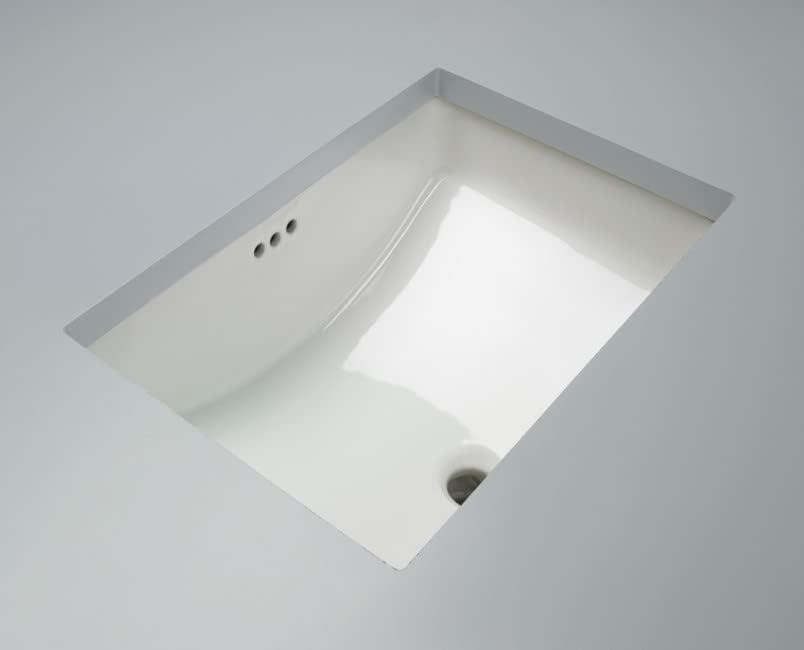 Proflo 14.5625'' White Vitreous China Rectangular Bathroom Sink