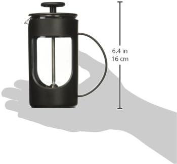 BonJour Coffee 12.7 ounce Unbreakable Plastic French Press, Black