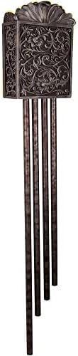 Craftmade Westminster Carved Long Chime in Hand Painted Renaissance Crackle - Silver
