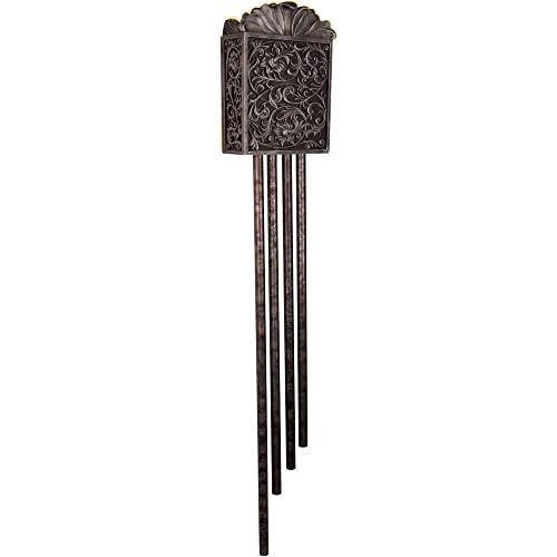 Craftmade Westminster Carved Long Chime in Hand Painted Renaissance Crackle - Silver