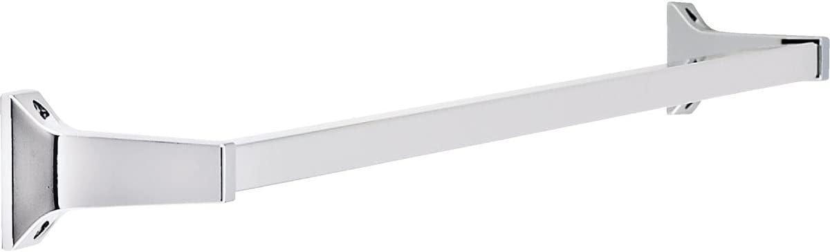 Alpha 30-Inch Chrome Wall Mounted Towel Bar