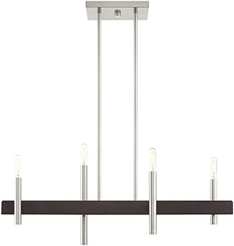 4 - Light Kitchen Island Modern Linear Chandelier