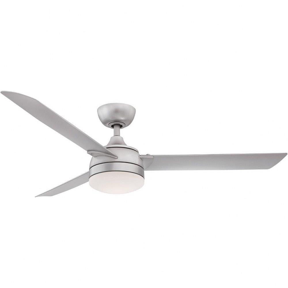 Alya Indoor / Outdoor Ceiling Fan + Light - Silver