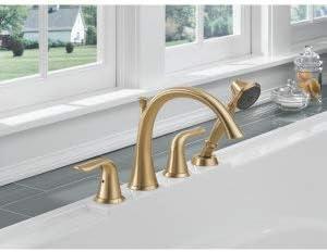 Lahara Double Handle Deck Mounted Roman Tub Faucet Trim