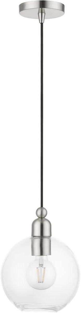 Livex Lighting Downtown 1 - Light Pendant in  Brushed Nickel
