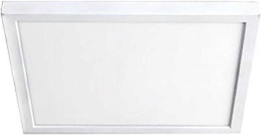 Sleek 7" White Square LED Flush Mount Light, Energy Star Rated