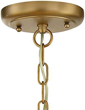 Vibrant Gold Mini Chandelier with Crystal Accents
