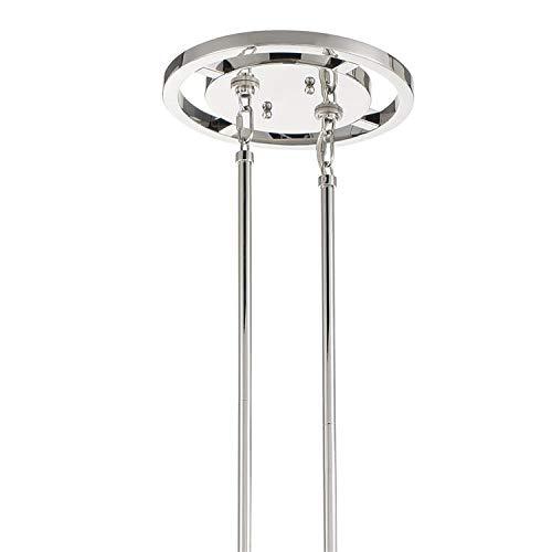 Aries 20-Light Polished Nickel and Crystal Chandelier