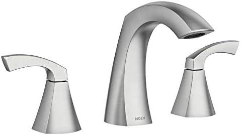 Moen Lindor Brushed Nickel Widespread Bathroom Sink Faucet 8 - 16 in.