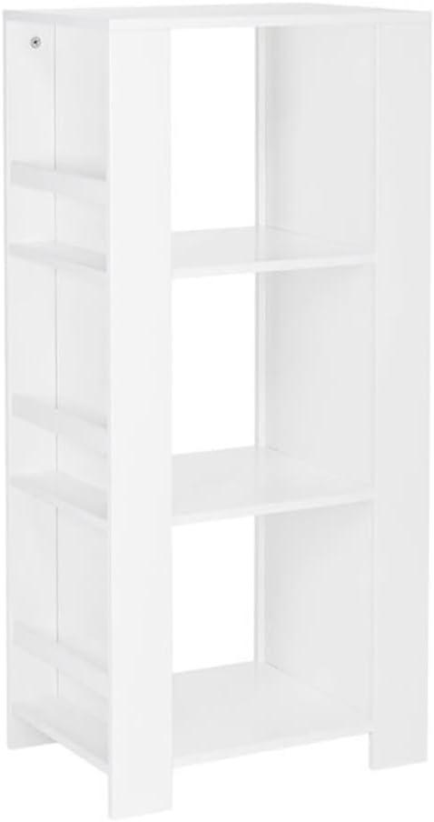 RiverRidge Home RiverRidge Kids Bookshelf and Toy Organizer Tower with 3 Cubbies and 6 Bookracks for Playroom, Nursery, and Reading Book Nook