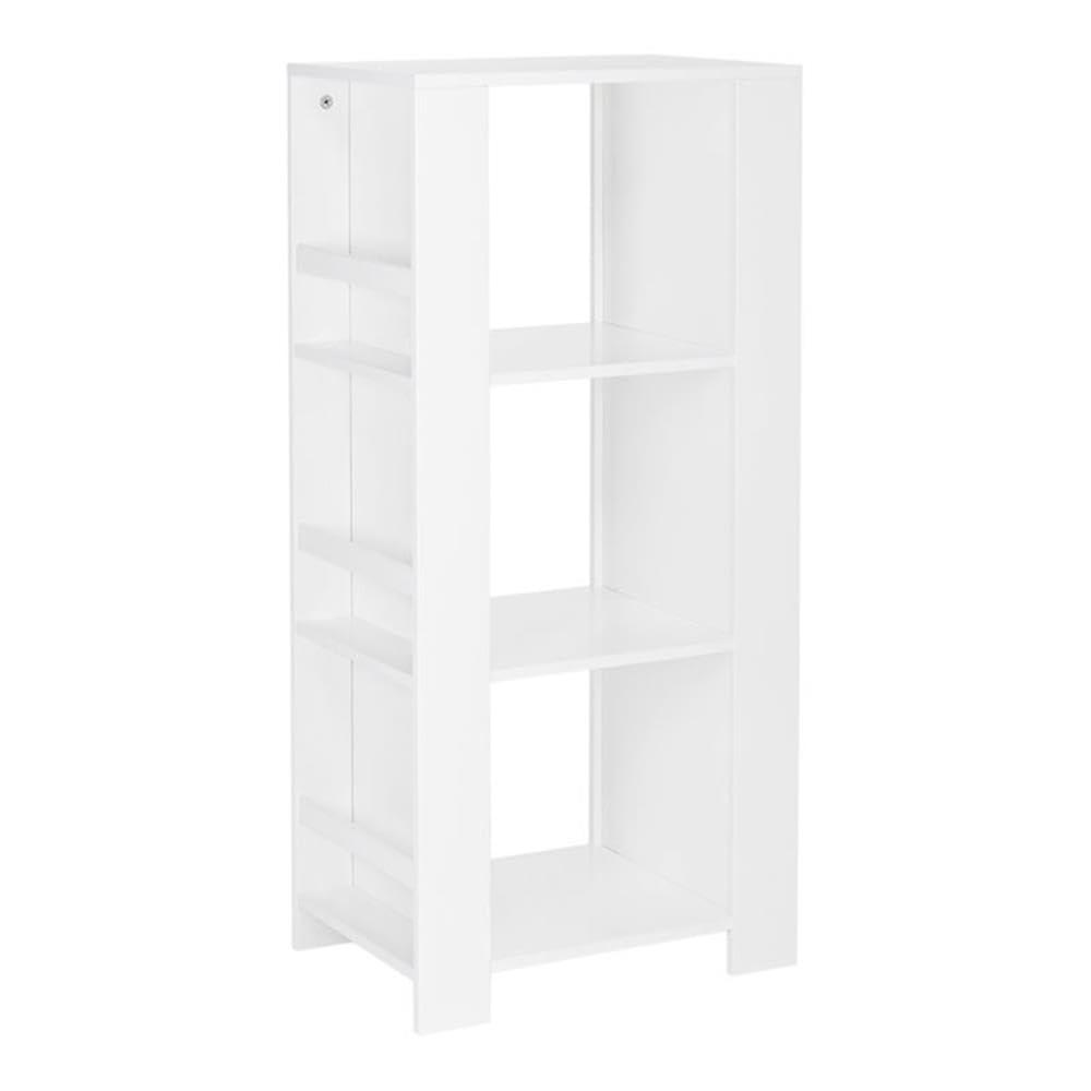 RiverRidge Home RiverRidge Kids Bookshelf and Toy Organizer Tower with 3 Cubbies and 6 Bookracks for Playroom, Nursery, and Reading Book Nook