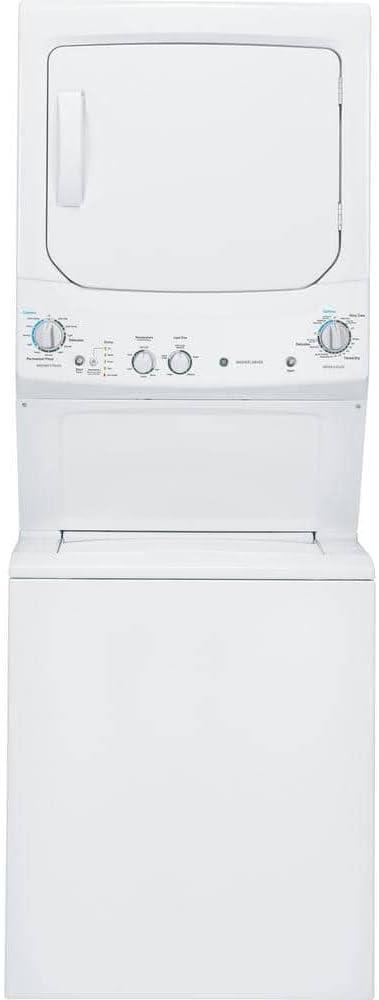 GE Appliances 3.8 cu. ft. Washer and 5.9 cu. ft. Electric Dryer Laundry Center GUD27ESSMWW