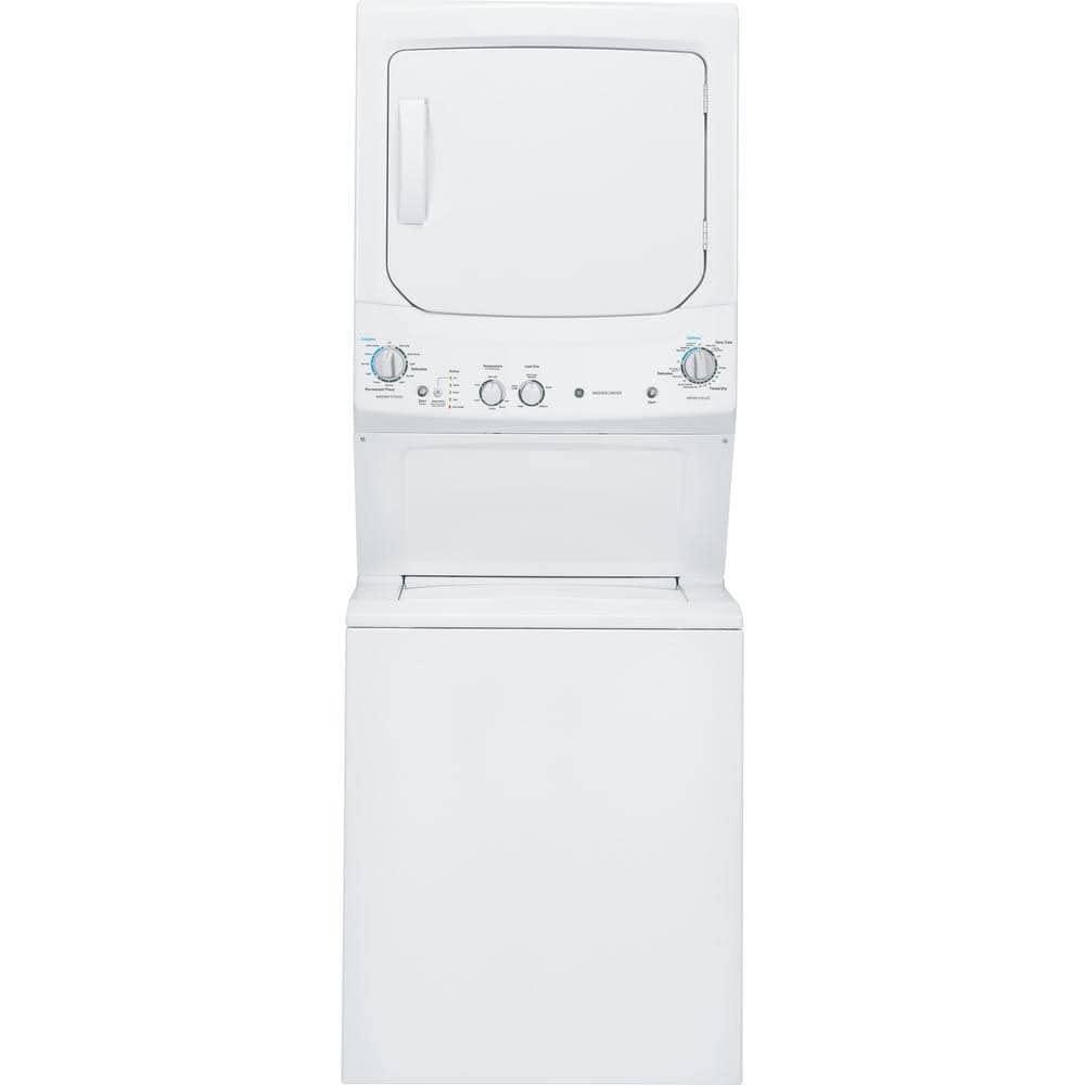 GE Appliances 3.8 cu. ft. Washer and 5.9 cu. ft. Electric Dryer Laundry Center GUD27ESSMWW