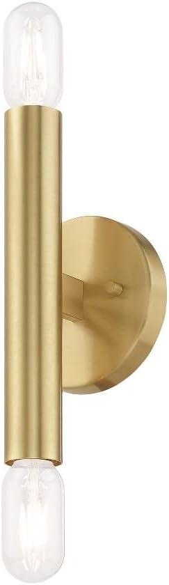 Livex Lighting Copenhagen 2 - Light Wall Light in  Satin Brass