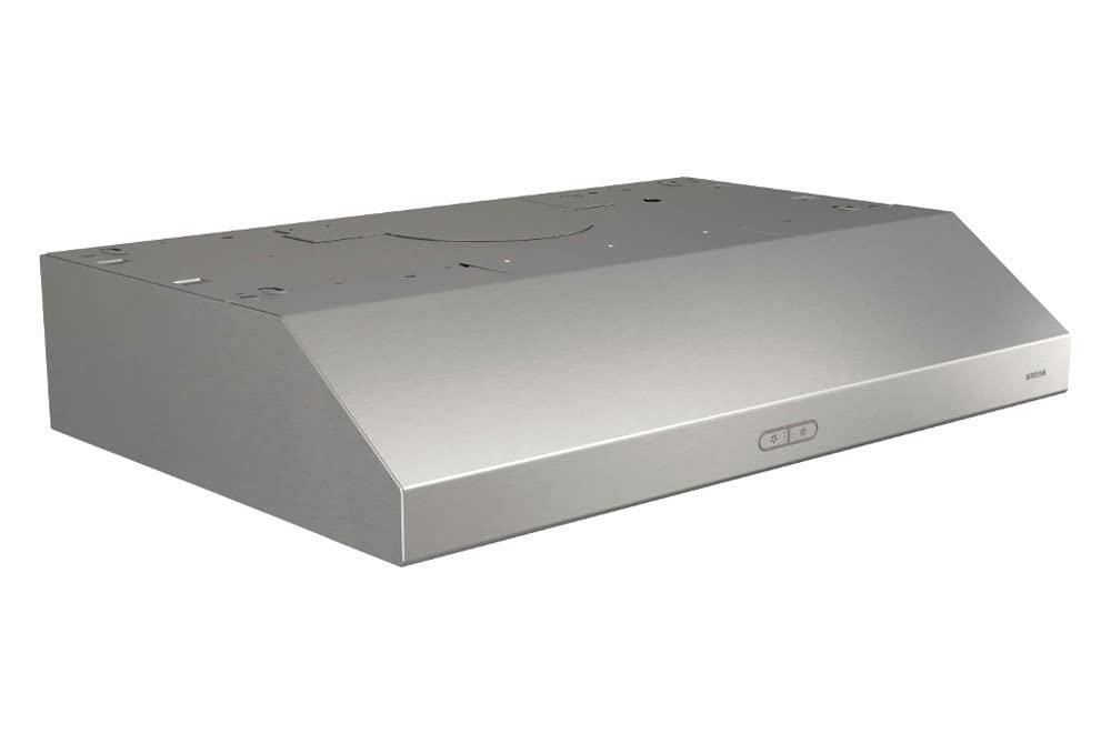 Broan NuTone Broan NuTone 36" Steel 375 CFM Convertible Under Cabinet Range Hood with Mesh Filter BCDF136SS
