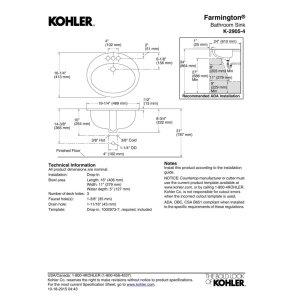 Farmington Self-Rimming Bathroom Sink
