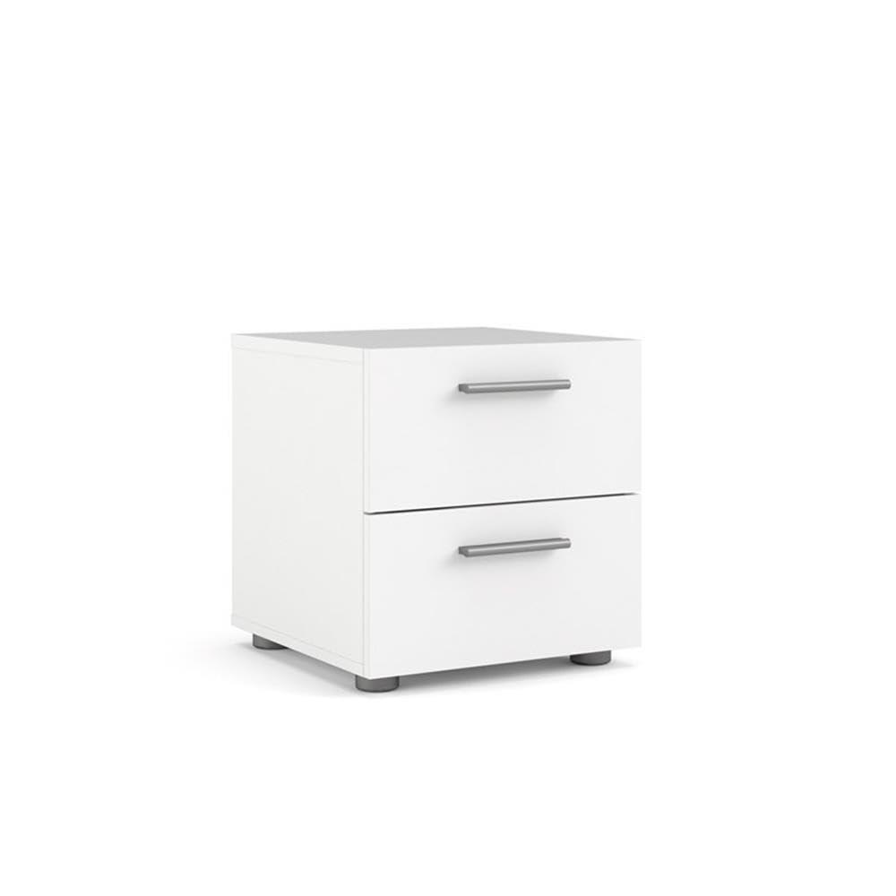 Home Square 3 Piece Bedroom Set with Dresser and 2 Nightstands in White