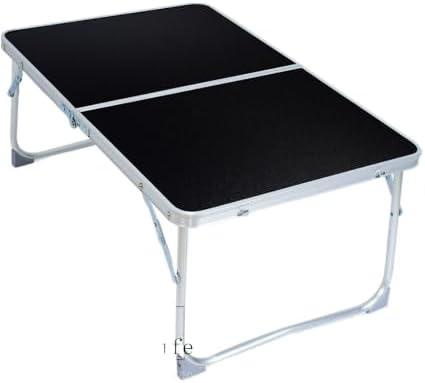 Portable Black Aluminum Folding Camping Table