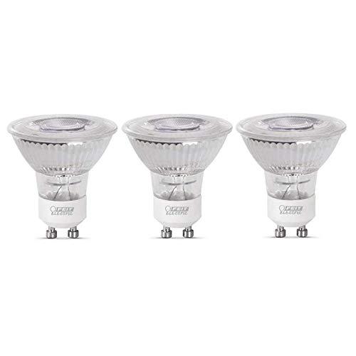 White Frosted LED GU10 Twist & Lock Light Bulbs (3-Pack)
