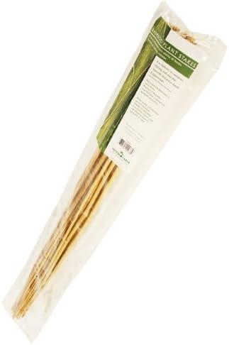 6' Natural Bamboo Garden Support Stakes, Pack of 25