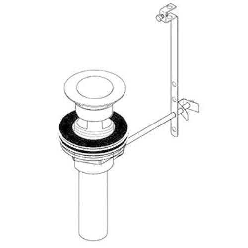 Hansgrohe Chrome Metal Pop-Up Drain Assembly