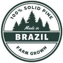 Palace Imports 100% Solid Wood Kitchen Pantry Storage Cabinet with Doors and Adjustable Shelves, White